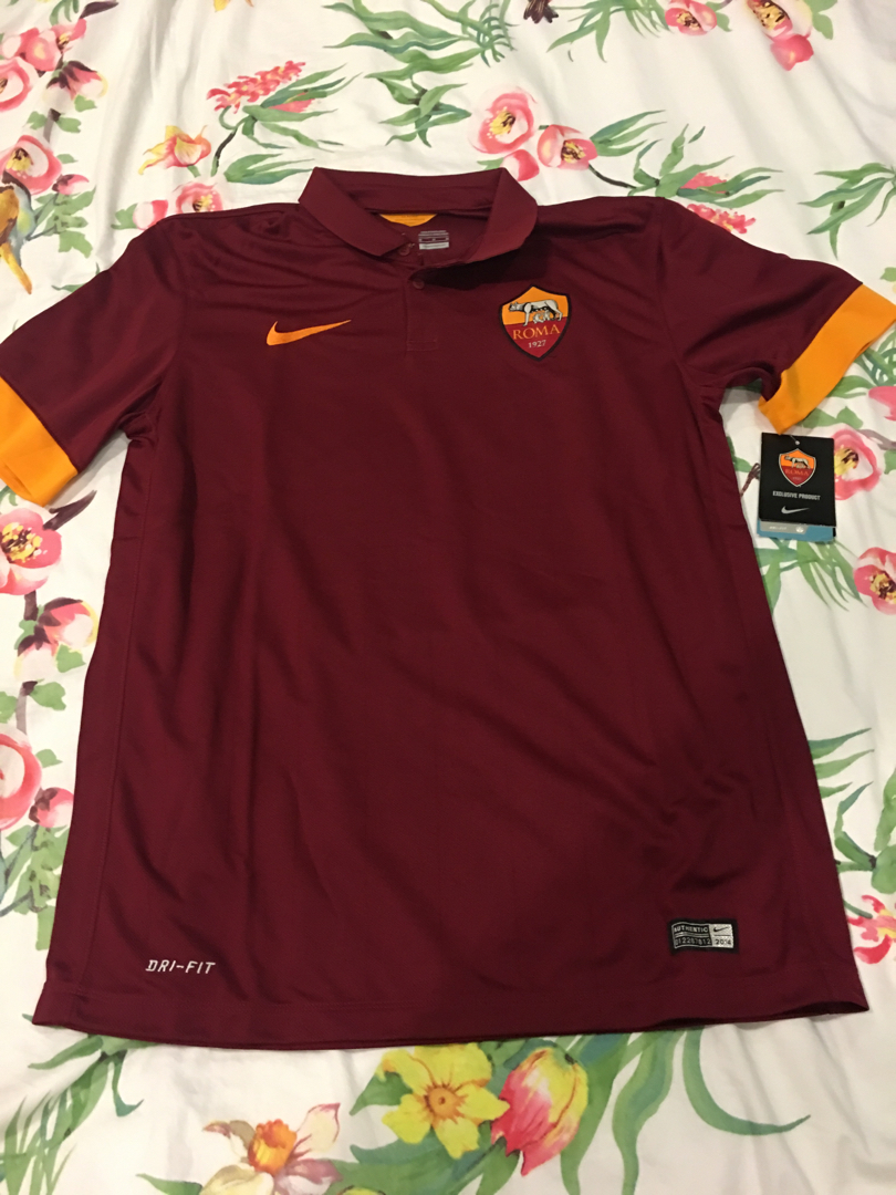 roma football club jersey