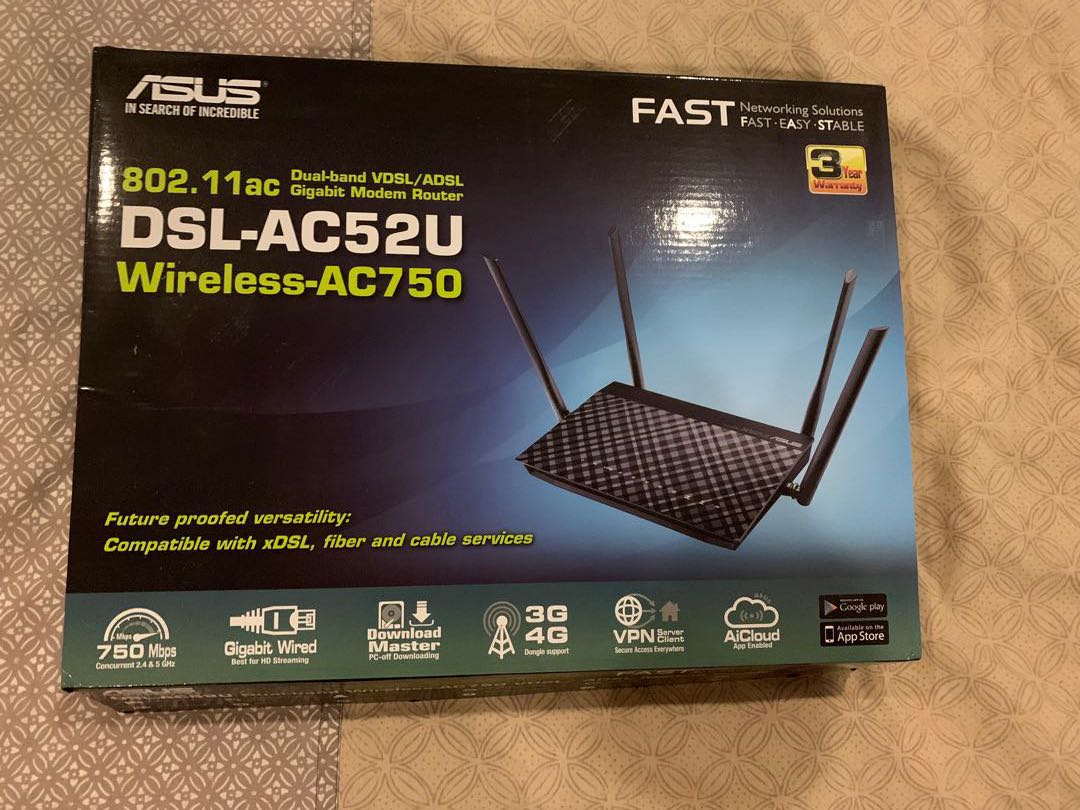 Asus Dsl Ac52u Router Electronics Others On Carousell