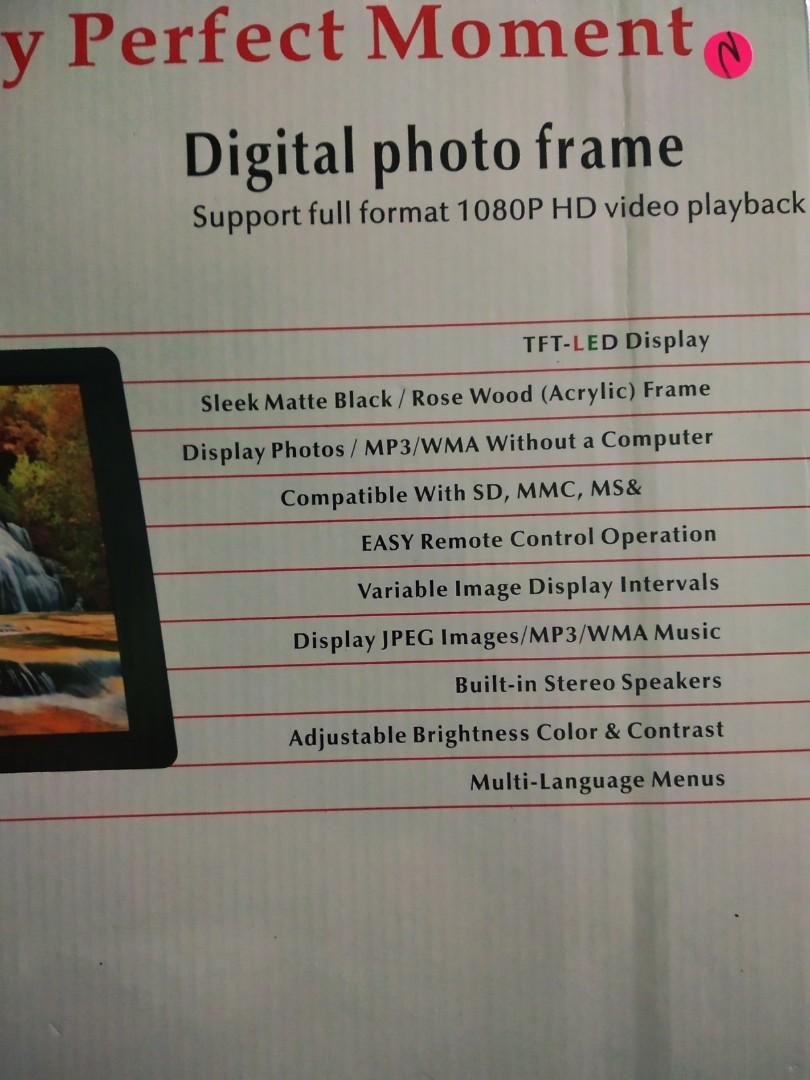 BNIB 10.1 inch Display Every Perfect Moment Digital Photo Frame, Mobile