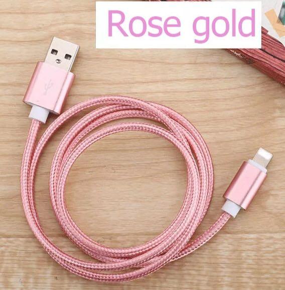 New Braided charging cables for iPhone iPad iPod