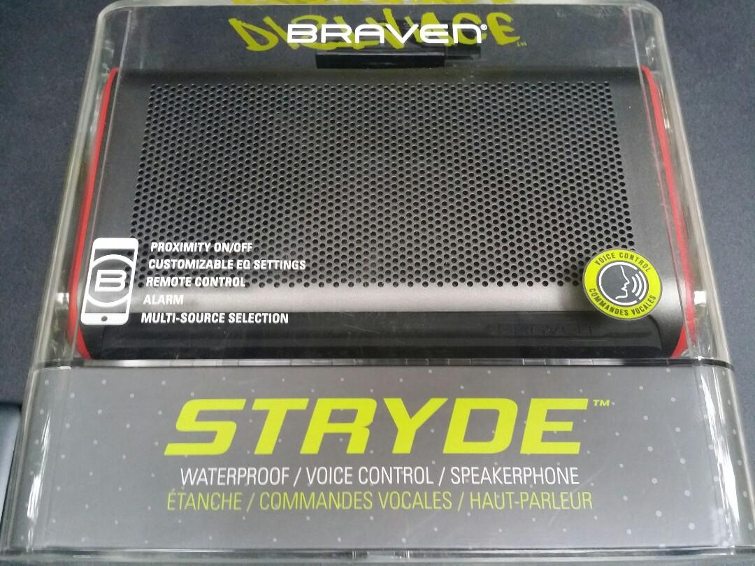 Braven Stryde bluetooth Speaker (Category: Soundbars, Speakers & Amplifiers) located in Makati City. Submitted by KaTiToYs (Listing ID 231779585, Image 1). Description: Braven Stryde Bluetooth Speaker Original price (8.4k) still in the box..see the pics... Very good condition, complete all accessories Almost still new, bought this month Used few times only Meet ups: makati / bgc / ortigas / greenhills / mckinley hills... Txt or call 0916-5529170.