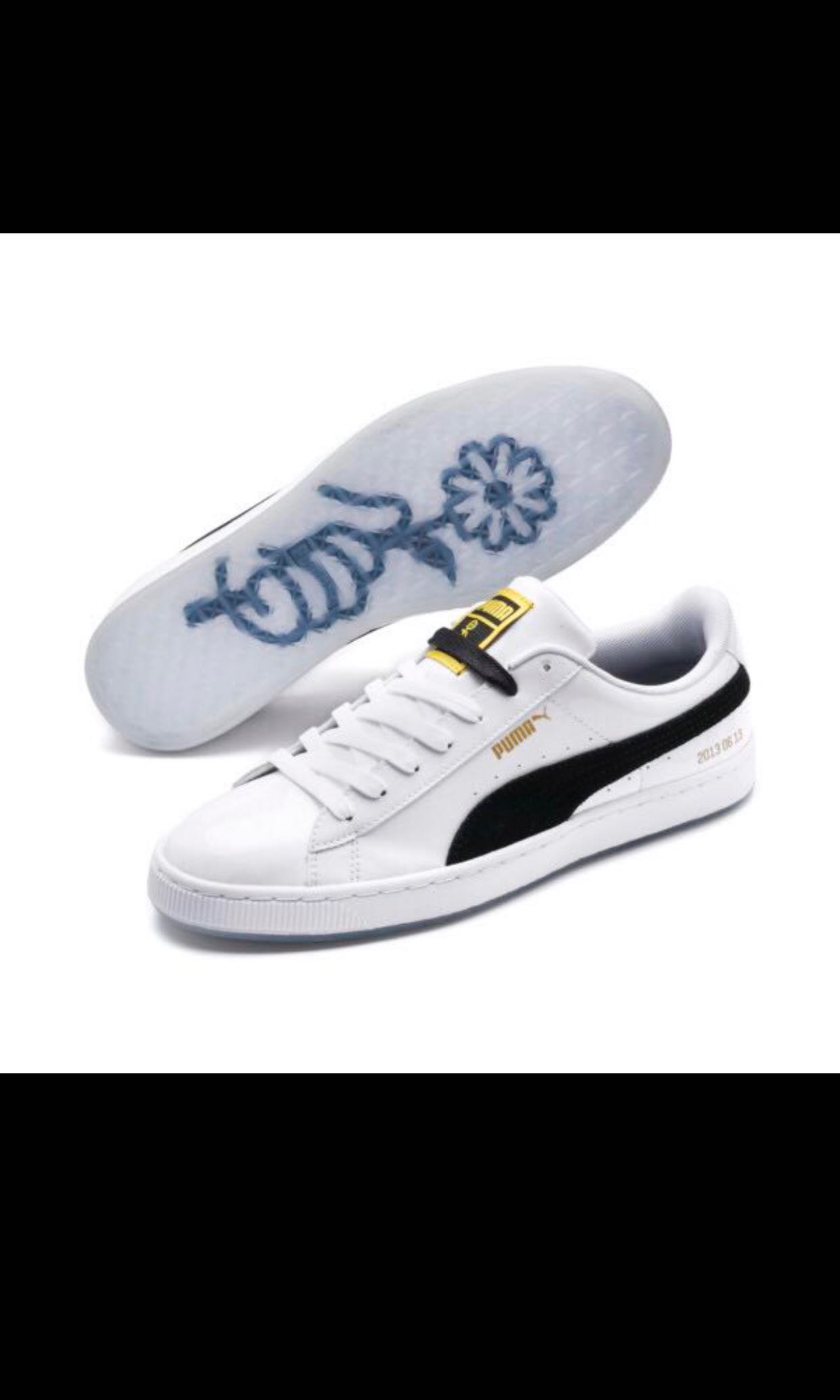 Puma x bts new arrivals basket patent trainers