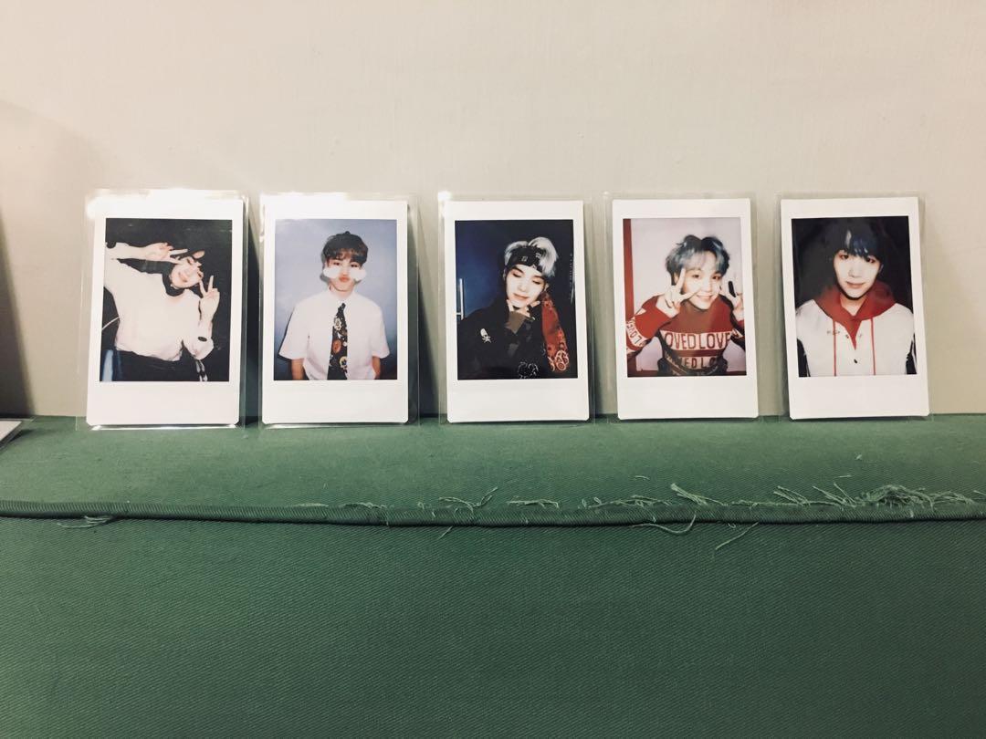 Bts照片 即影即有 寶麗來 相紙 Suga Jimin 防彈少年團 韓流 Carousell