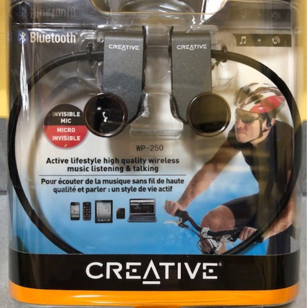 Creative WP-250 Active Bluetooth Headphones with Invisible Mic
