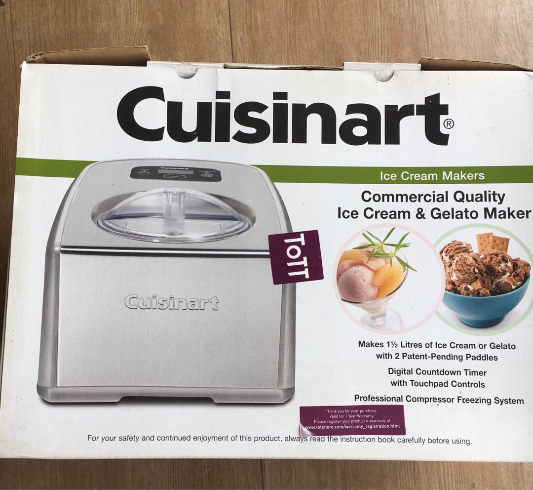 Cuisinart commercial quality ice cream & gelato maker 1.5 l new arrivals