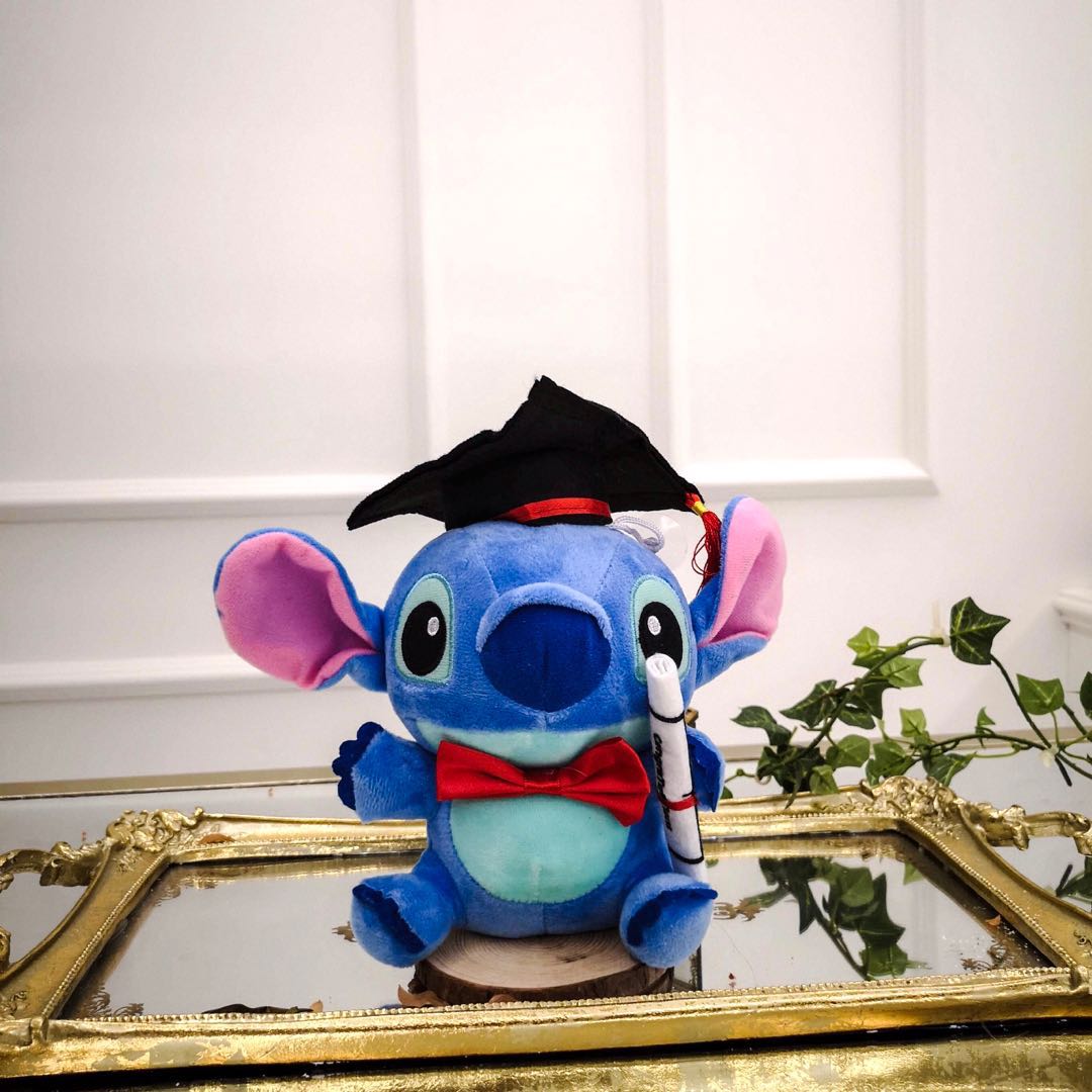 Disney Stitch Graduation Plushie Hobbies Toys Toys Games on
