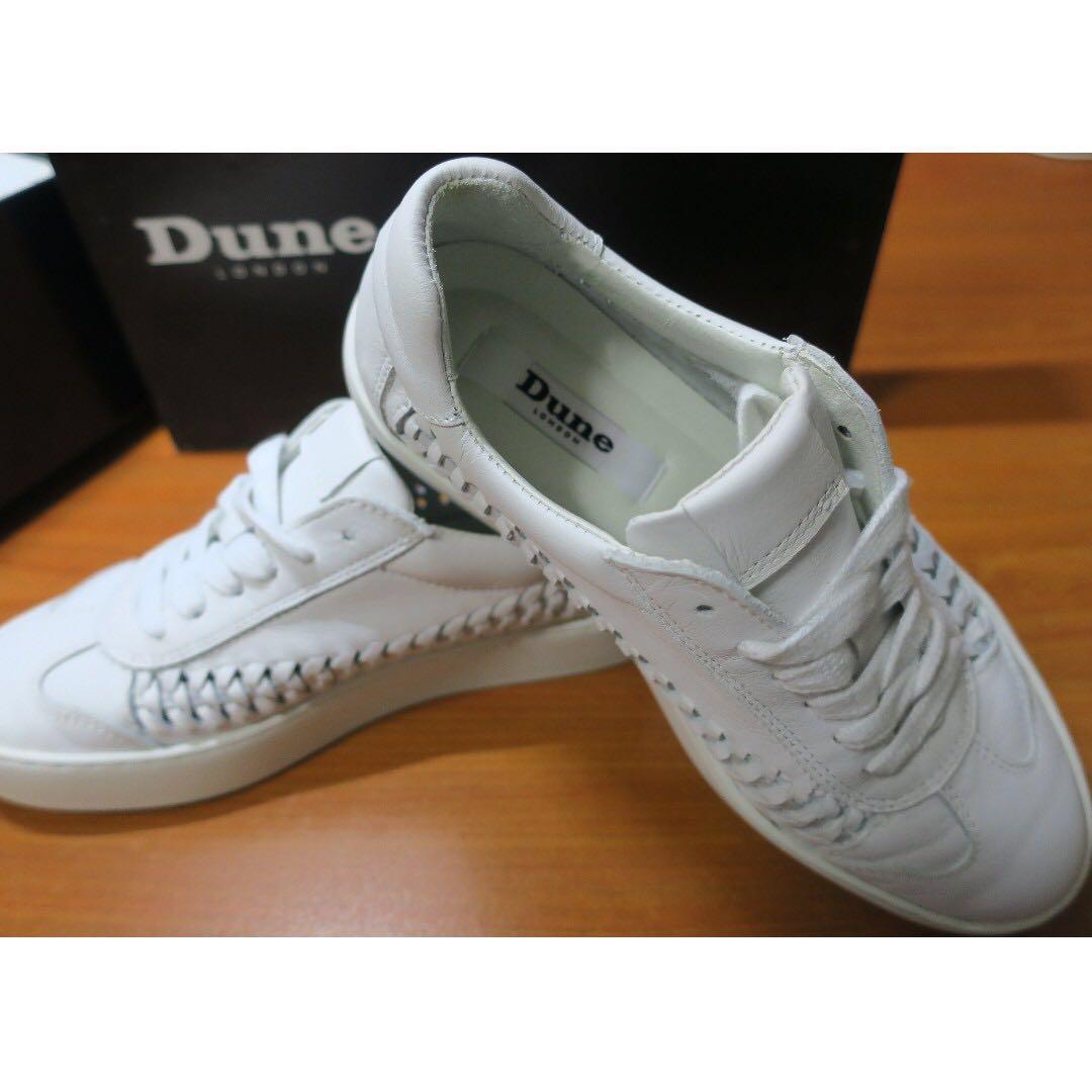 dune white sneakers