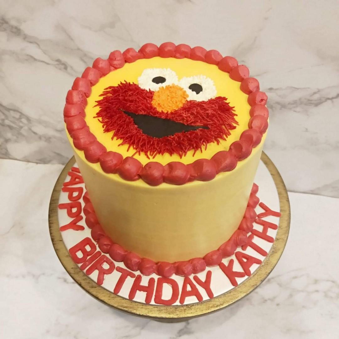 Elmo Birthday Cake Design Request By Customer Food Drinks
