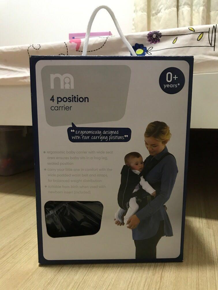 mothercare 4 position baby carrier manual