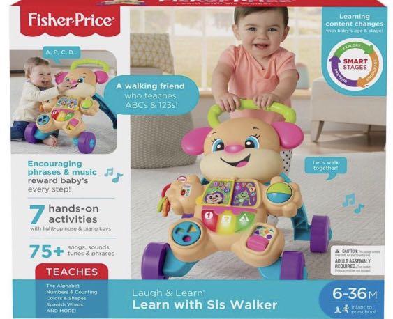 fisher price laugh and learn with sis walker