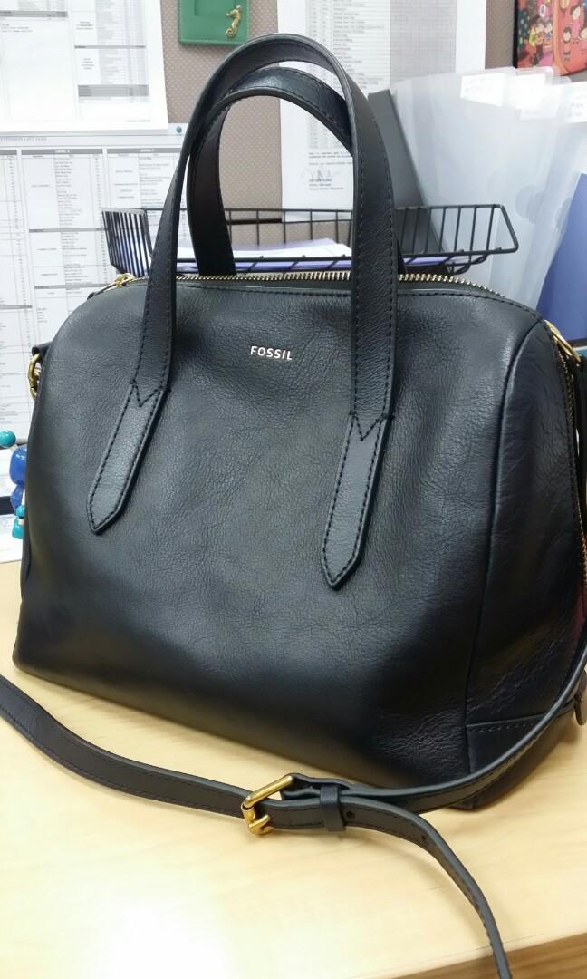 Fossil sydney top satchel midnight navy