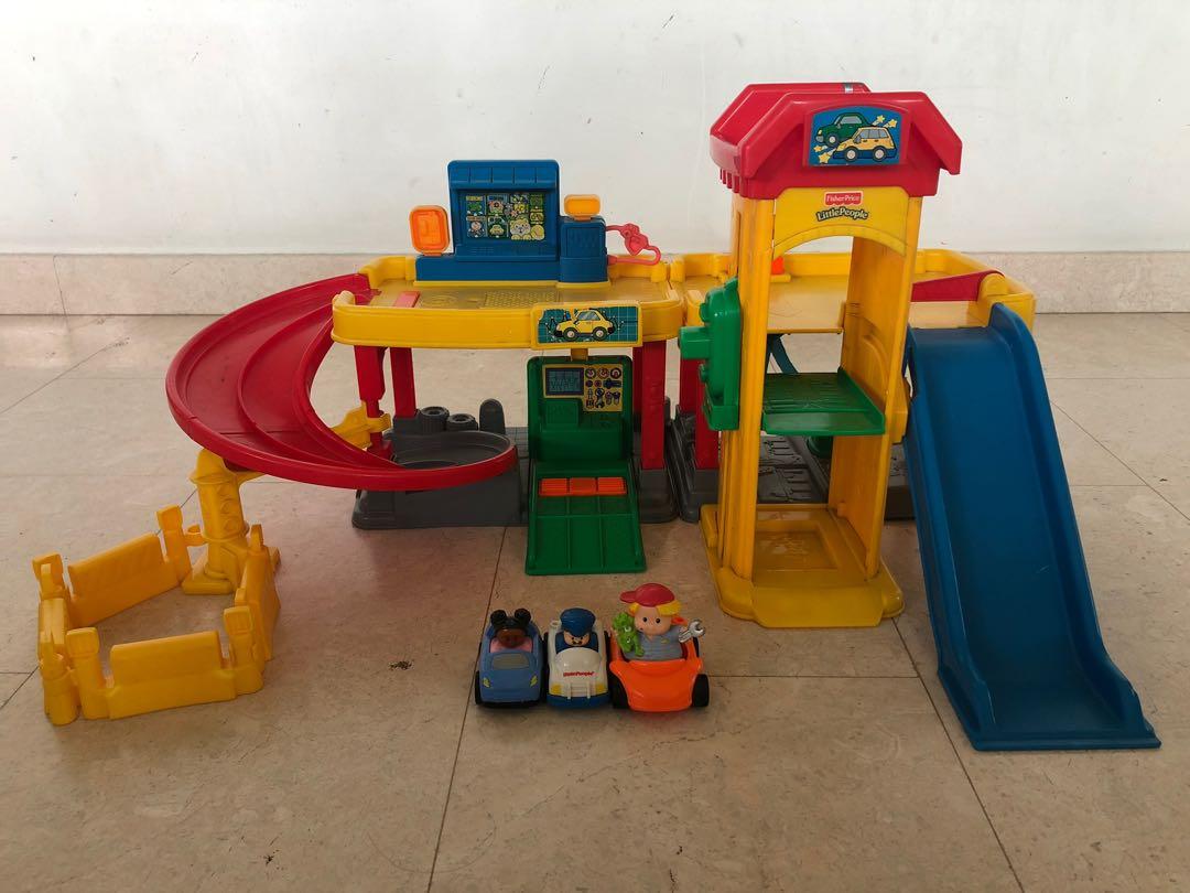 fisher price garage playset