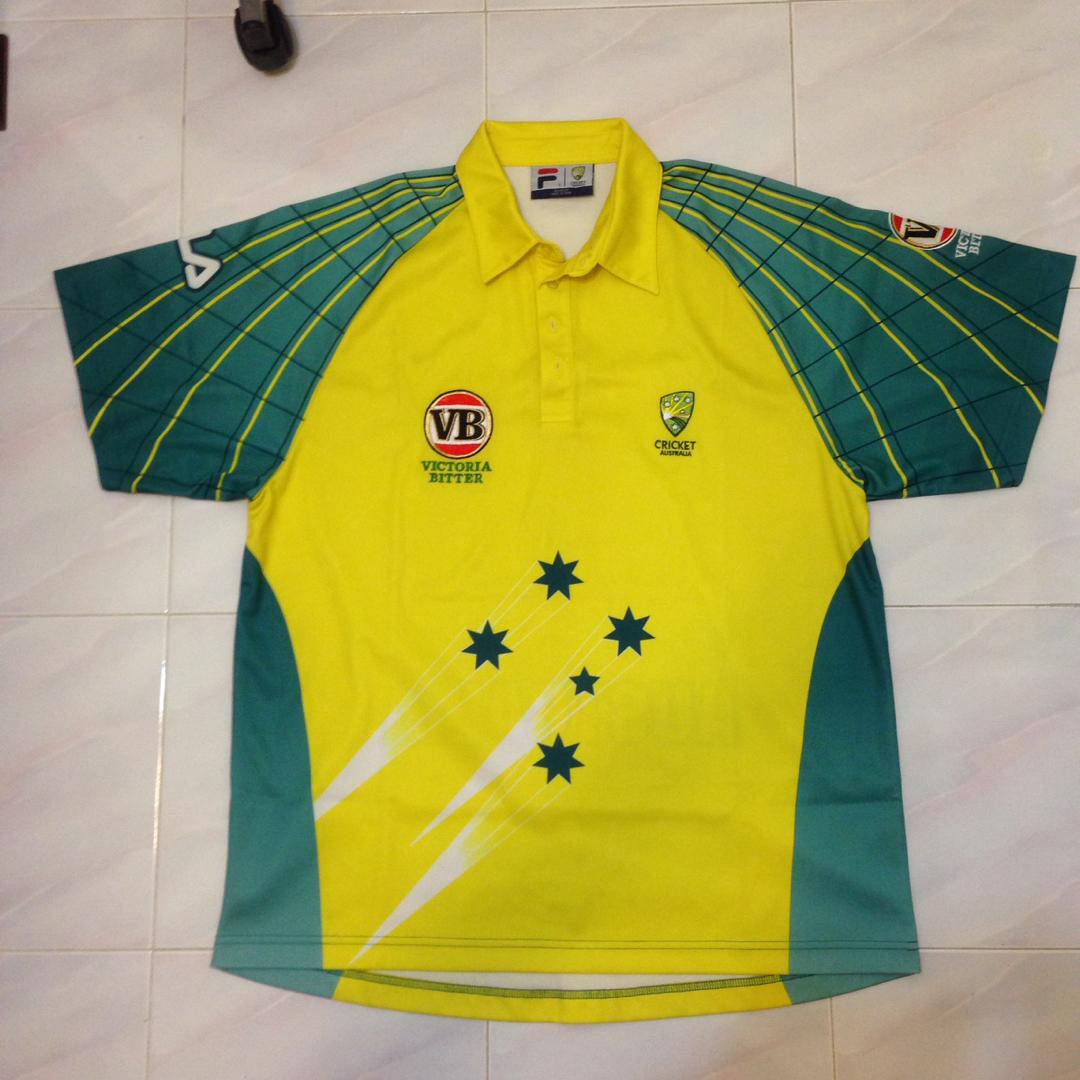 Cricket australia replica retro odi shirt hot sale