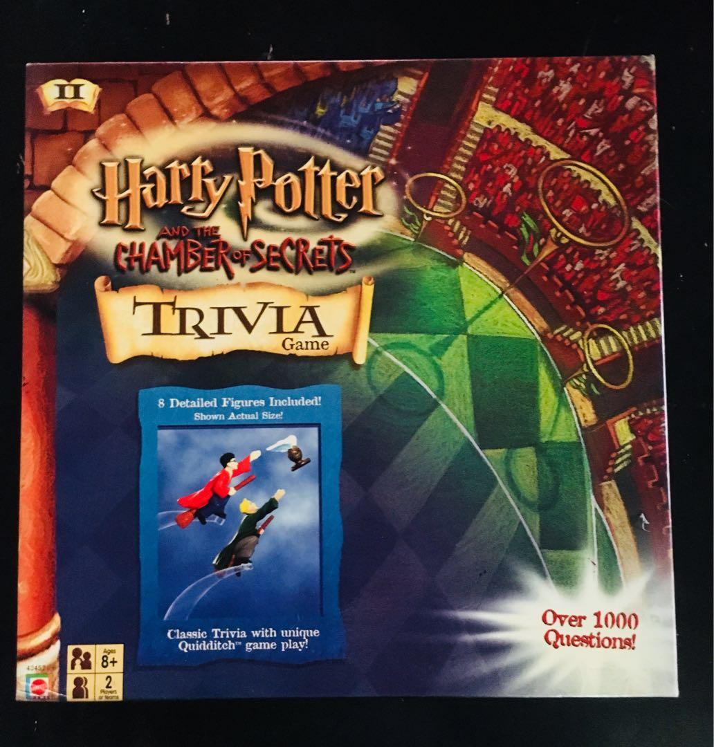 Harry Potter And The Chamber Of Secrets Trivia Game Toys Games Board Games Cards On Carousell