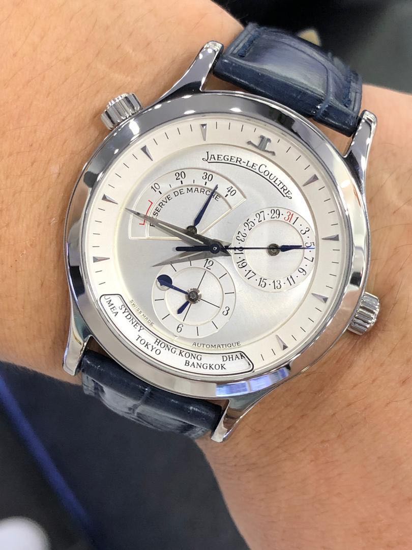 jaeger lecoultre master geographic gold