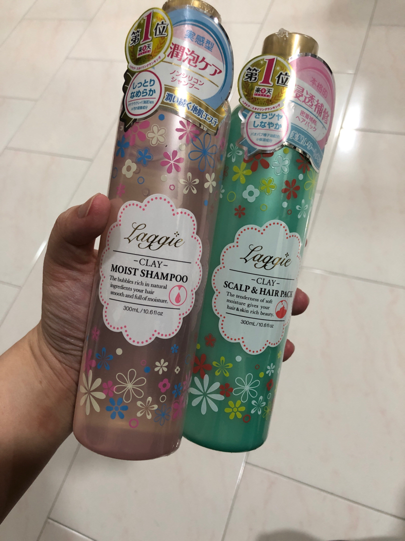 Japanese Shampoo & Clay Scalp and Hair Mask Laggie, Beauty & Personal Care, Hair on Carousell