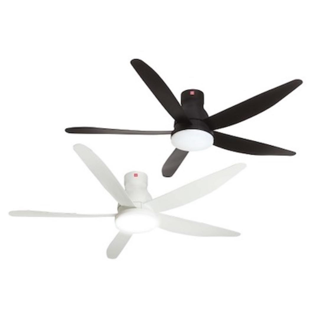 Kdk U60fw Ceiling Fan With Led Light Kit 60 Inch Home