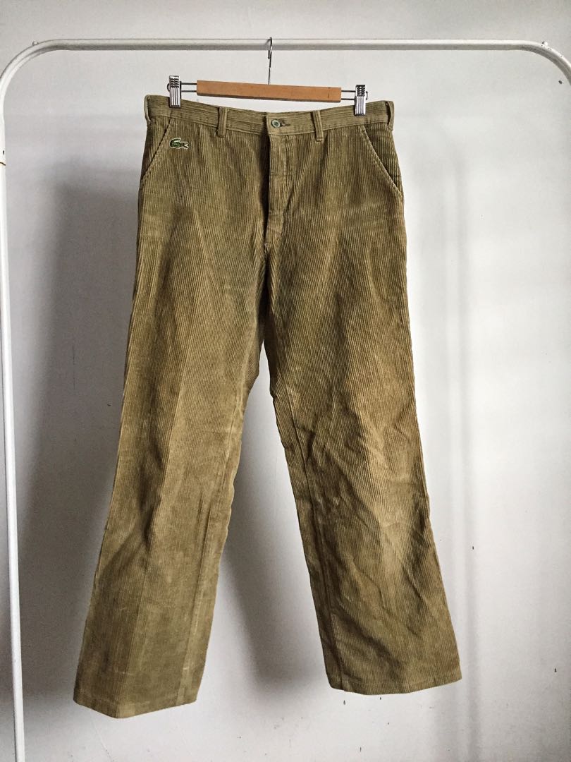 Lacoste corduroy pants outlet