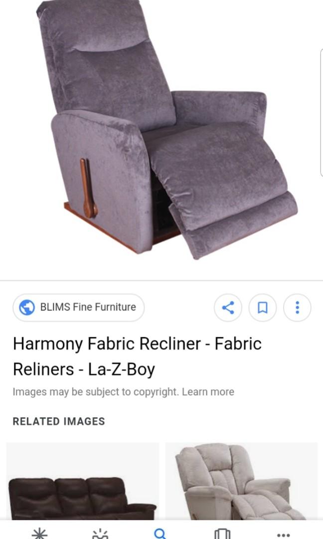 Lazyboy Harmony Recliner Sofa Grey Rocker Furniture Sofas On Carousell
