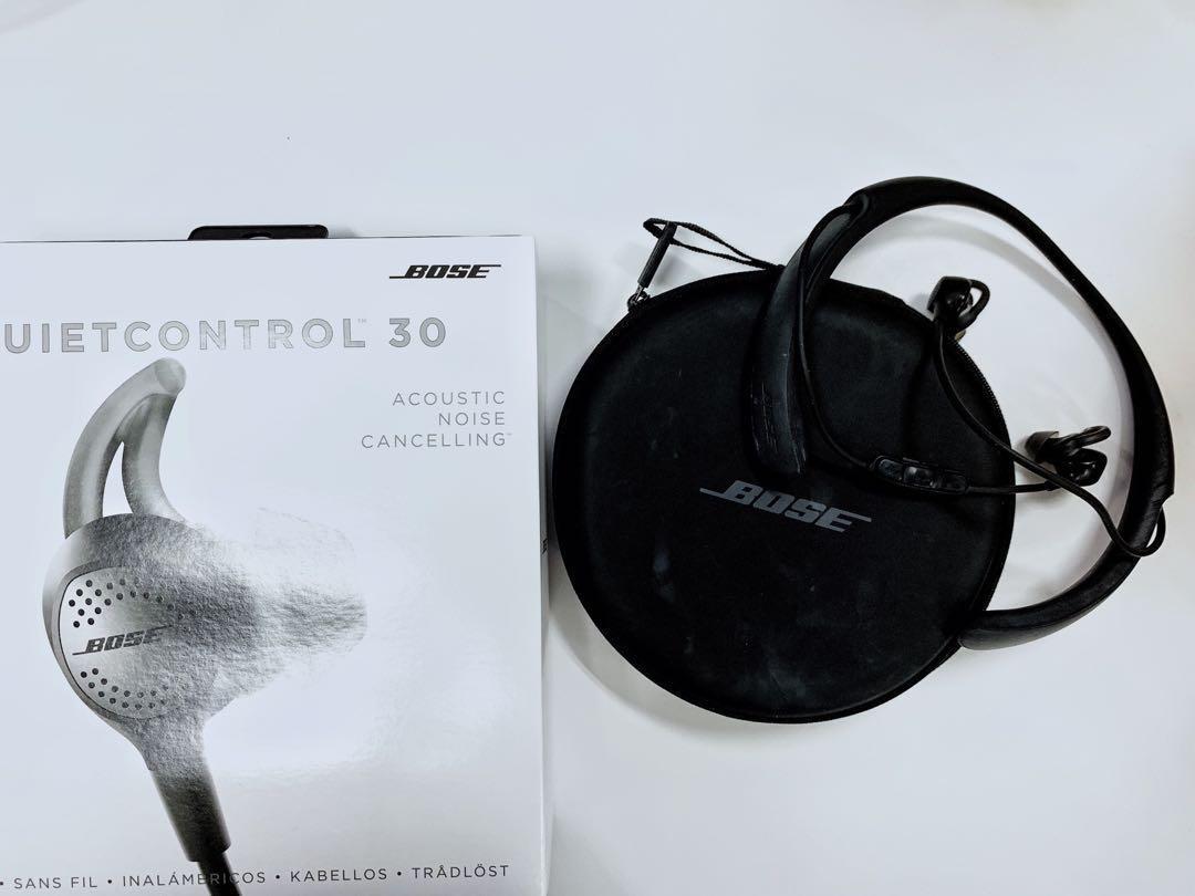 Lowest Price Bose Qc30 Quiet Control 30 Noise Cancelling Headphone Headset With Microphones Electronics Audio On Carousell