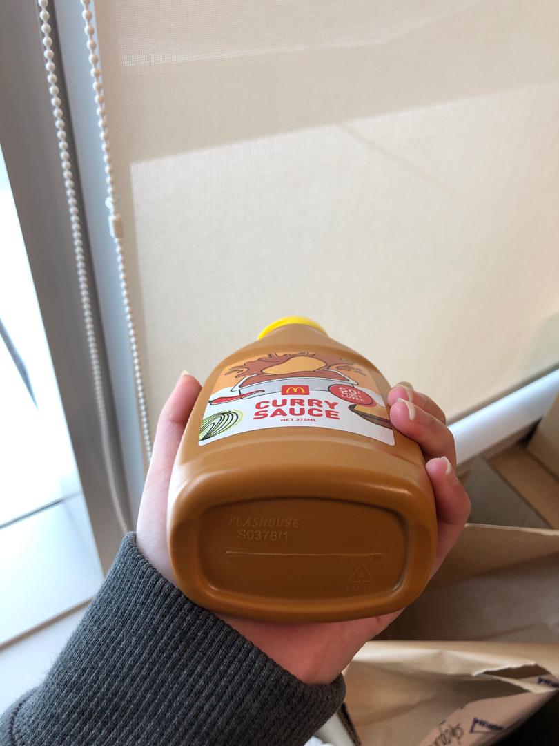 MCDONALDS CURRY SAUCE BOTTLE, Food & Drinks, Spice & Seasoning on Carousell