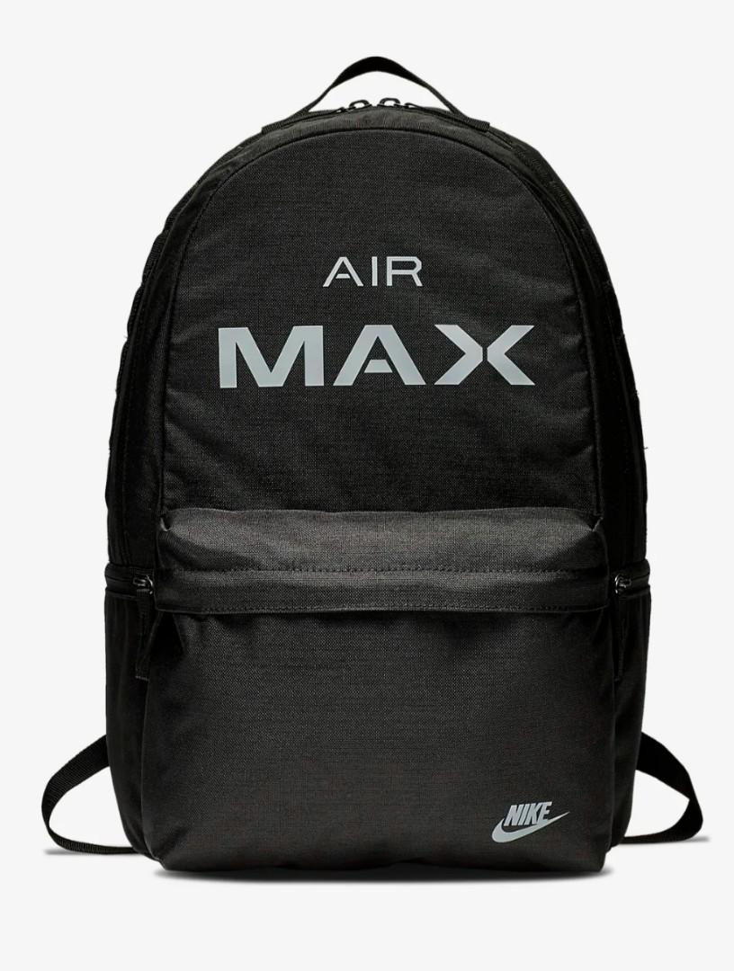 nike air max backpack white