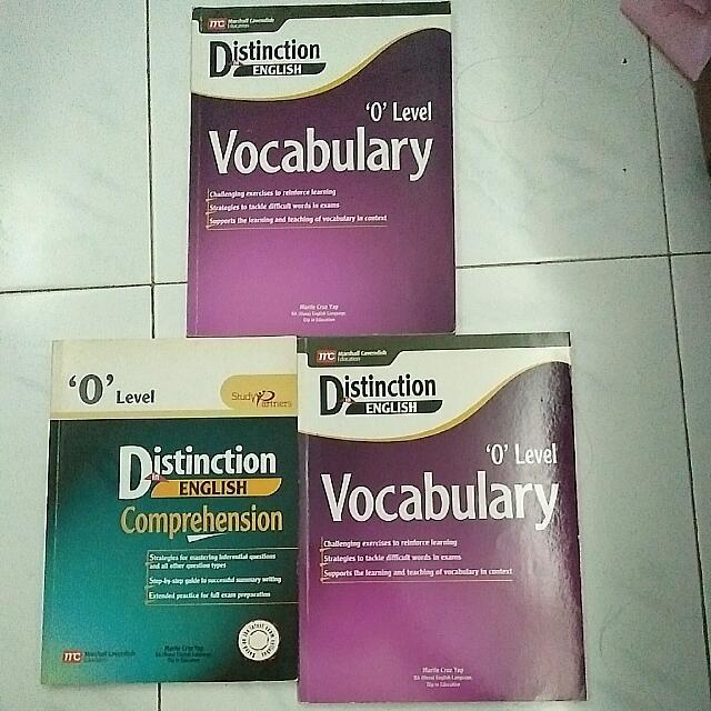 O Level Distinction English Comprehension & Vocabulary, Hobbies & Toys ...