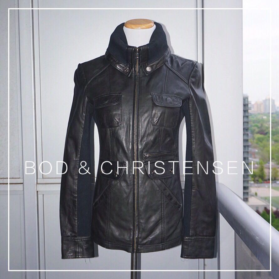 Perfect Condition Bod Christensen 100 Genuine Leather Jacket In Black Women Size Xs Women S Fashion Clothes On Carousell