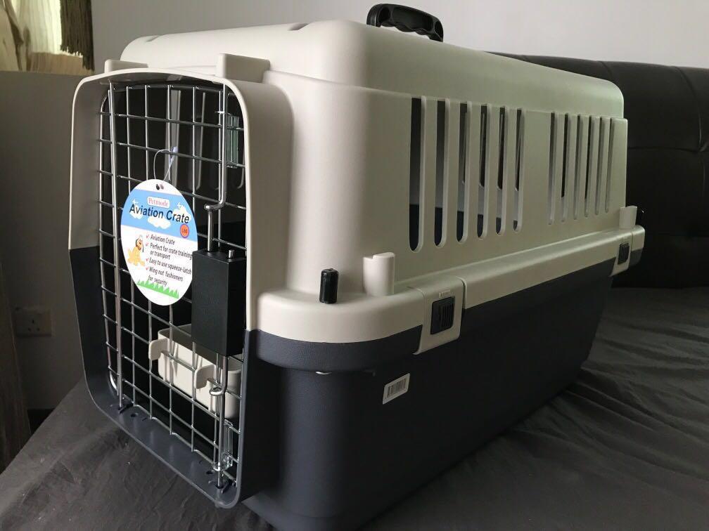 PETMODE Aviation Crate 60 X 40 X 40 Pet carrier, Pet Supplies, Homes