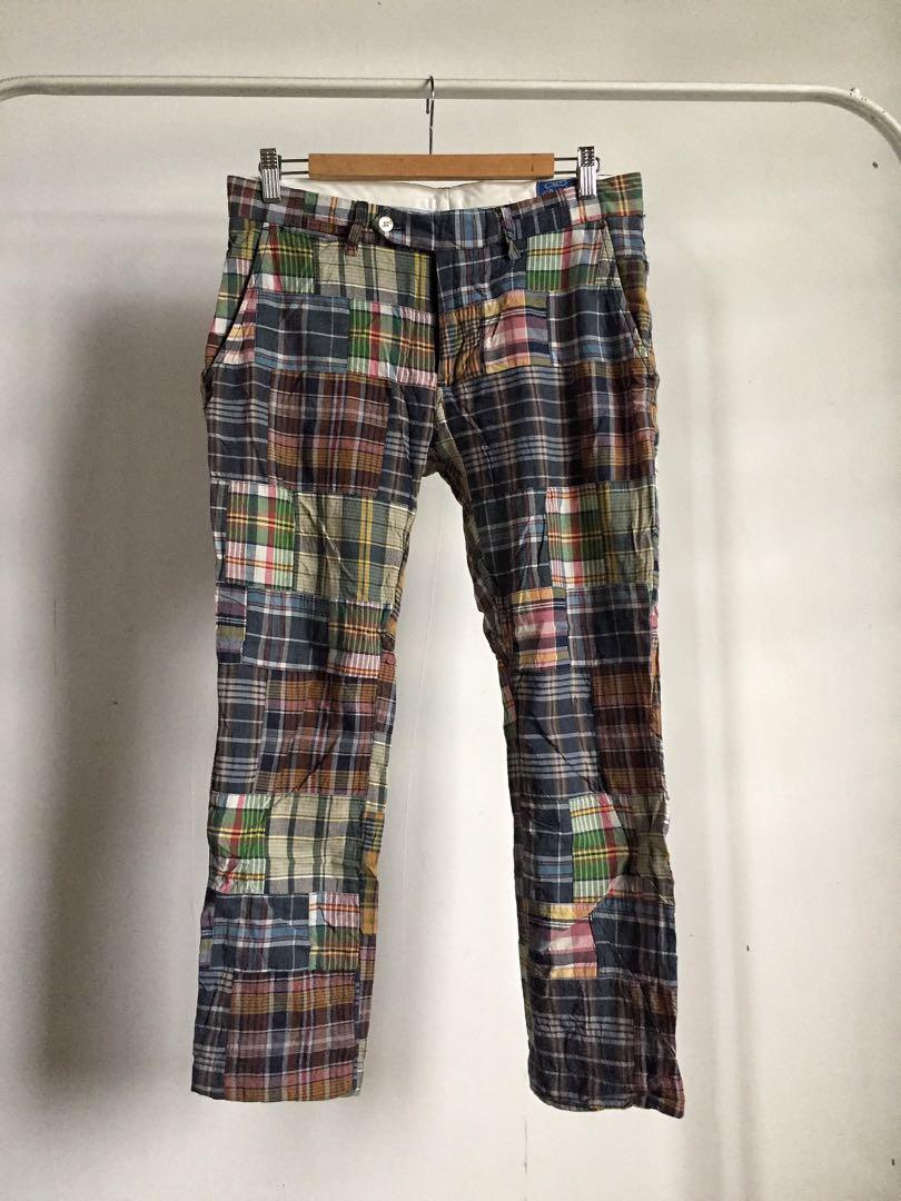 Ralph lauren madras pants sales
