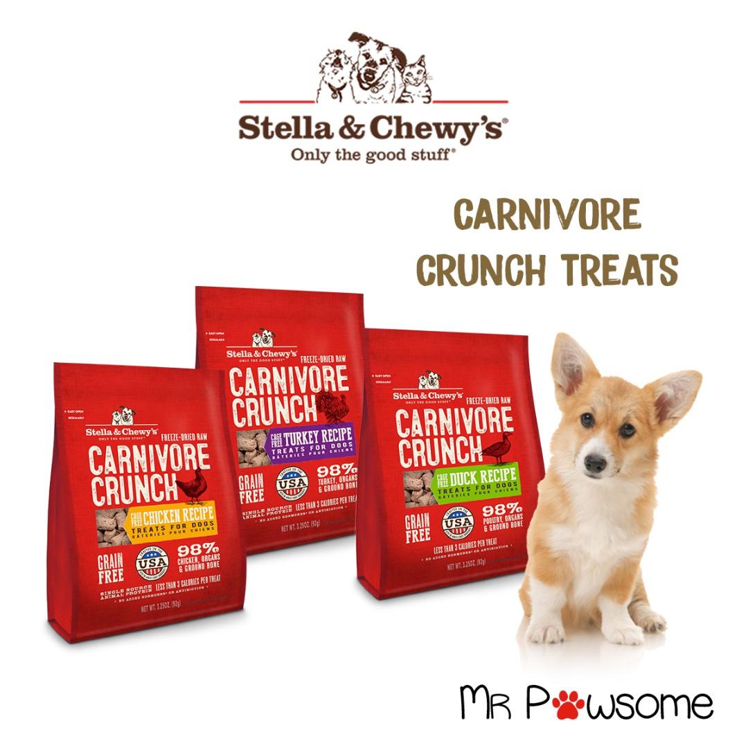 Stella Chewy s Carnivore Crunch Treats 3.25oz Food Drinks