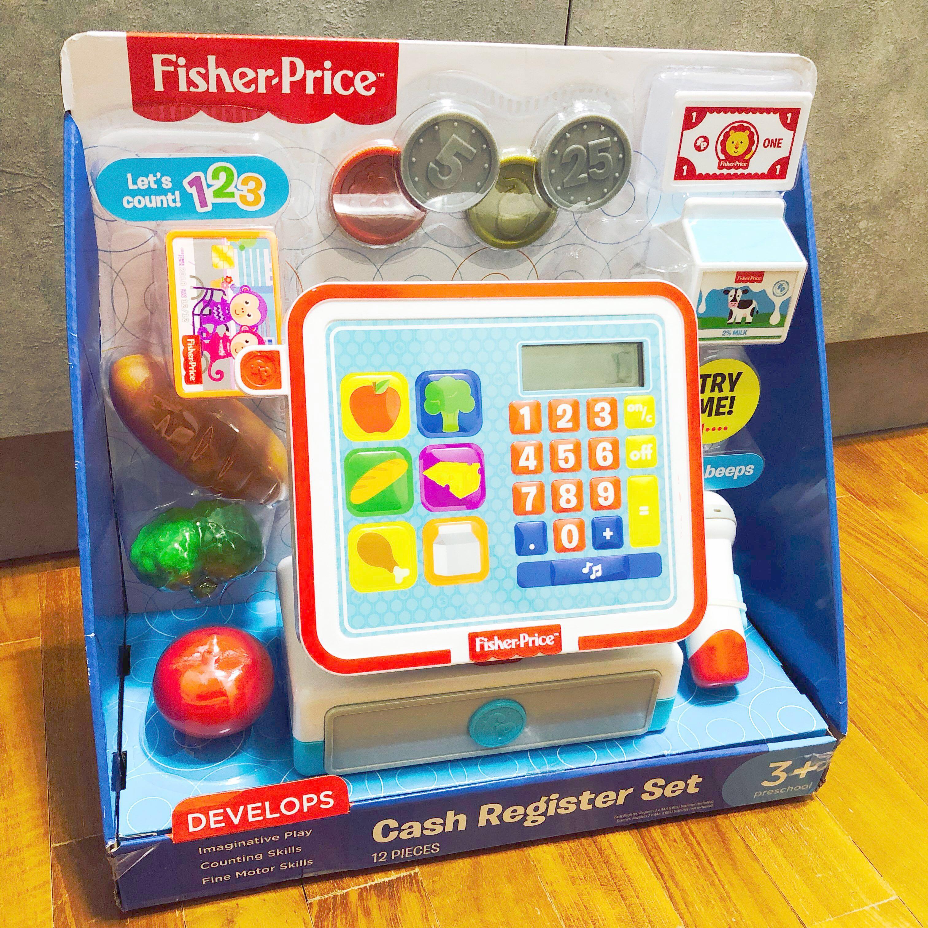 fisher price cash register set
