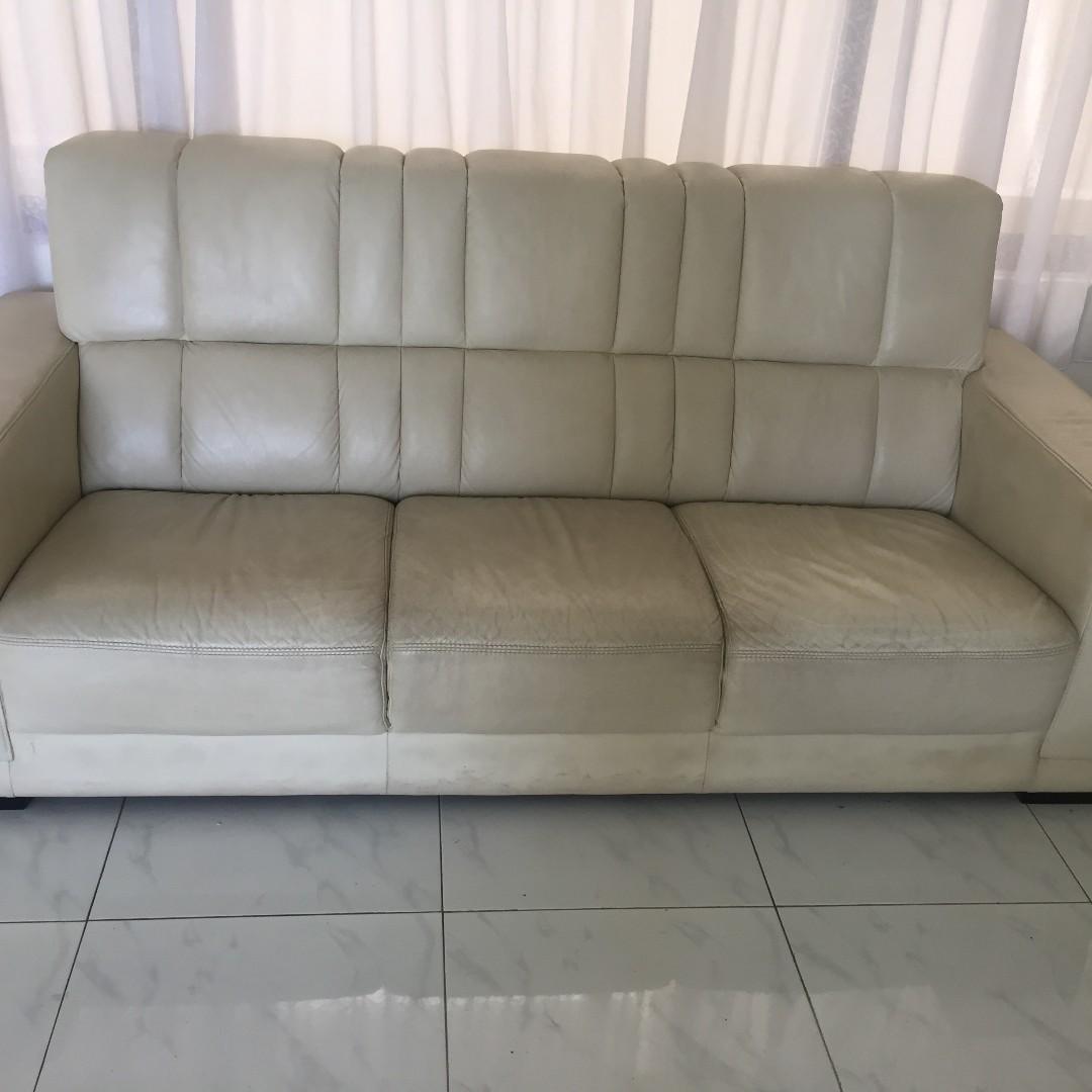 Real Leather Sofa Furniture Home