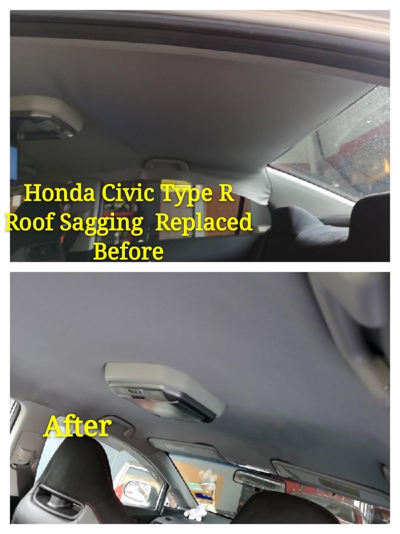Roof Fabric sagging, Auto Accessories on Carousell