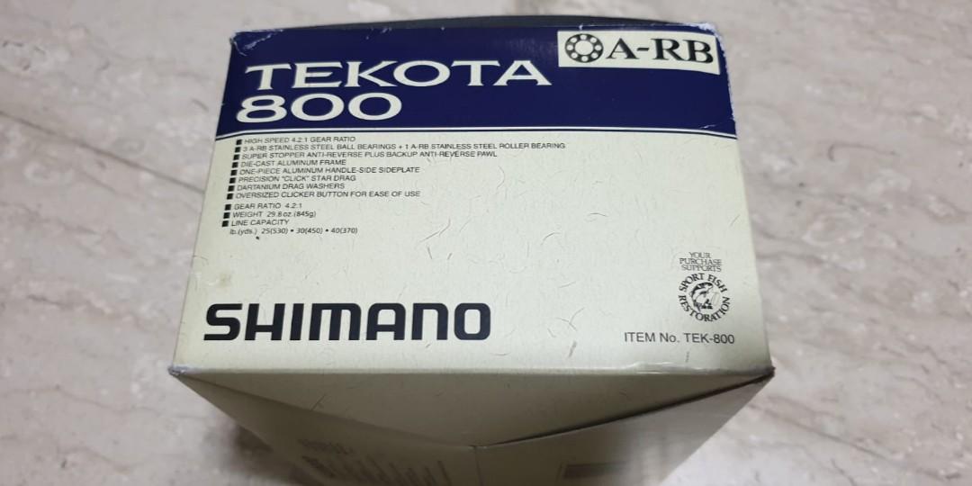 Shimano Fishing Reel Tekota 800