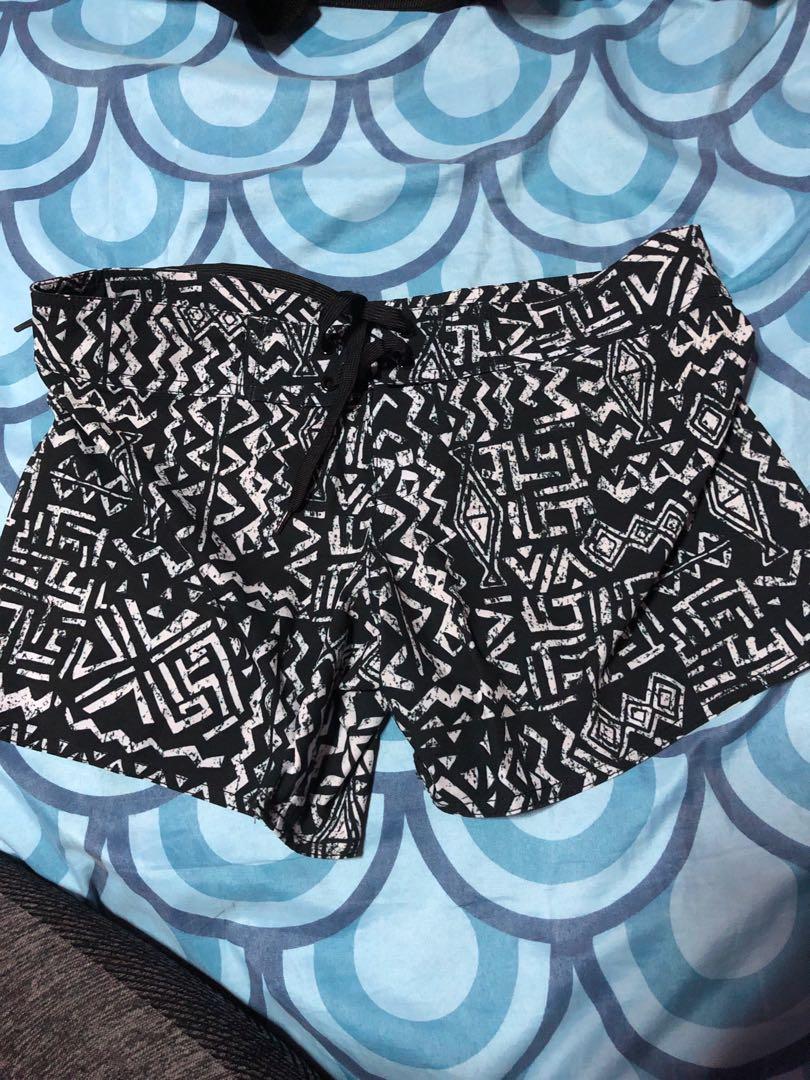 Sun N Sand Black Board Shorts Sports Athletic Sports Clothing