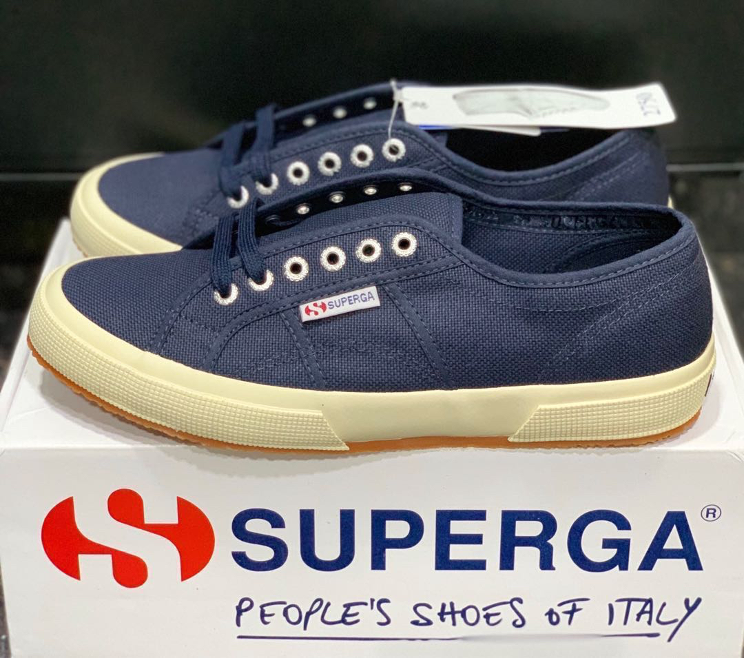 superga navy cotu