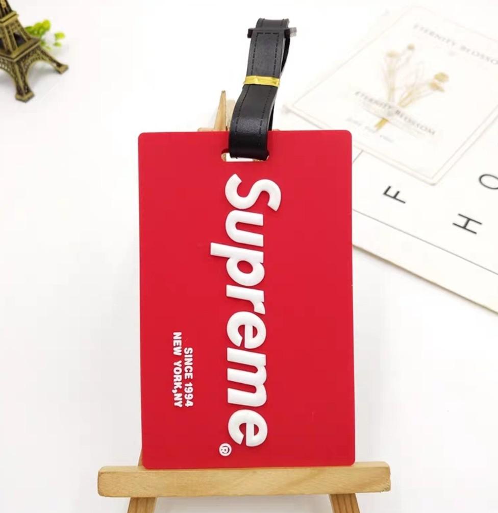 Supreme Luggage Tag, Hobbies & Toys, Travel, Luggage on Carousell
