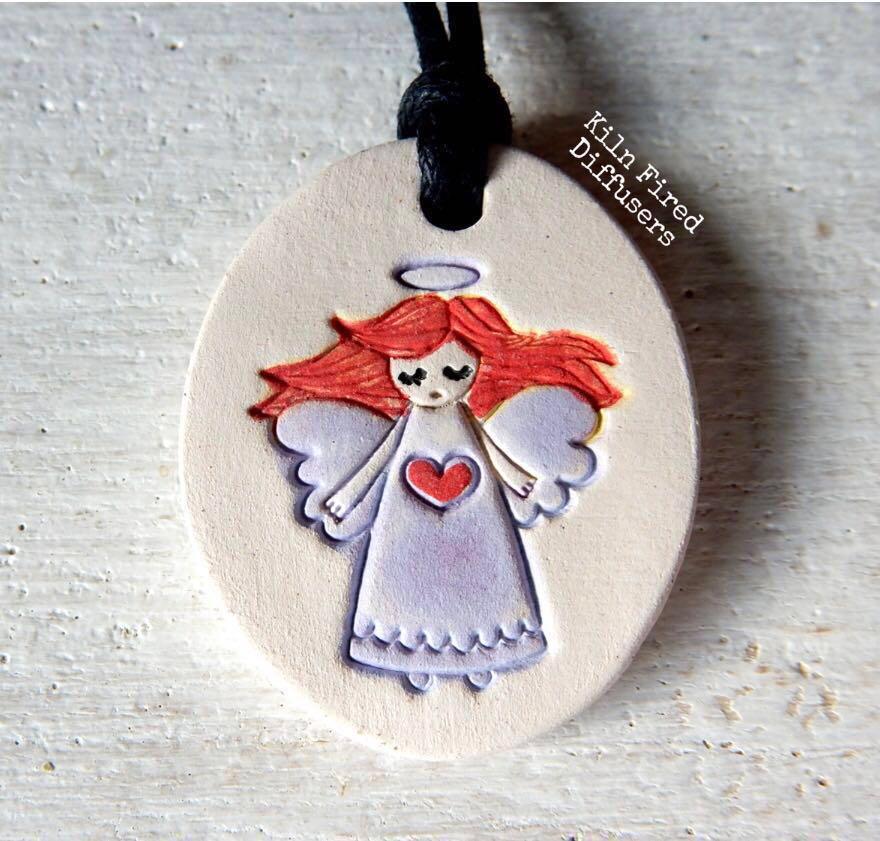 terracotta necklace for essential oils