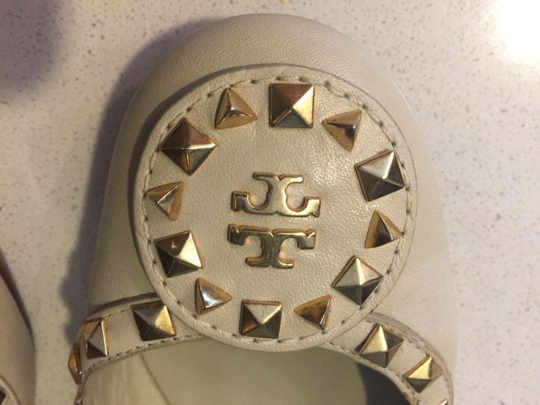 tory burch studded flats