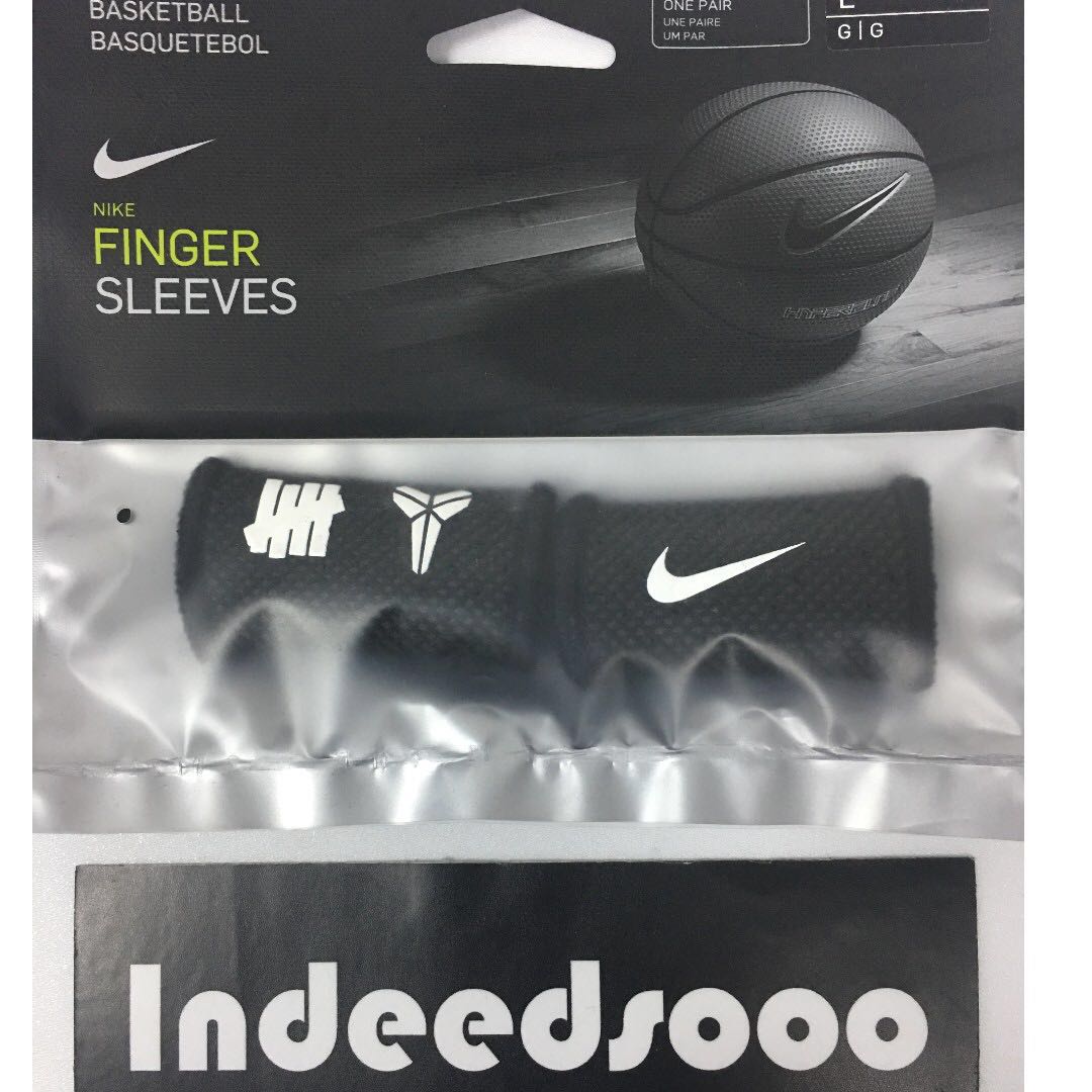 Undefeated x nike x top kobe finger sleeves black