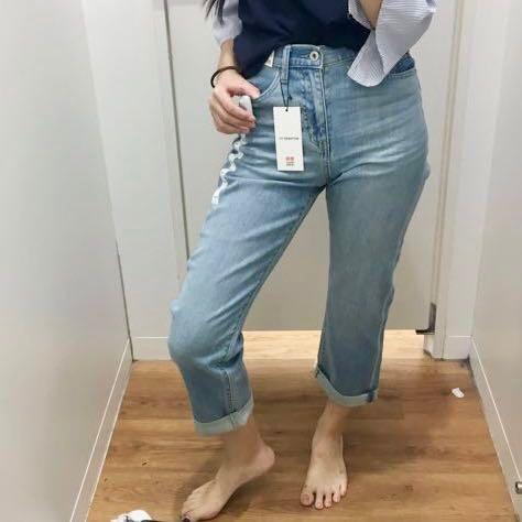 uniqlo high rise jeans
