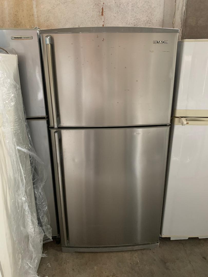 Used Hitachi W Doors Fridge Refrigerator Peti Sejuk Peti Ais 508l In Good Condition Kitchen Appliances On Carousell