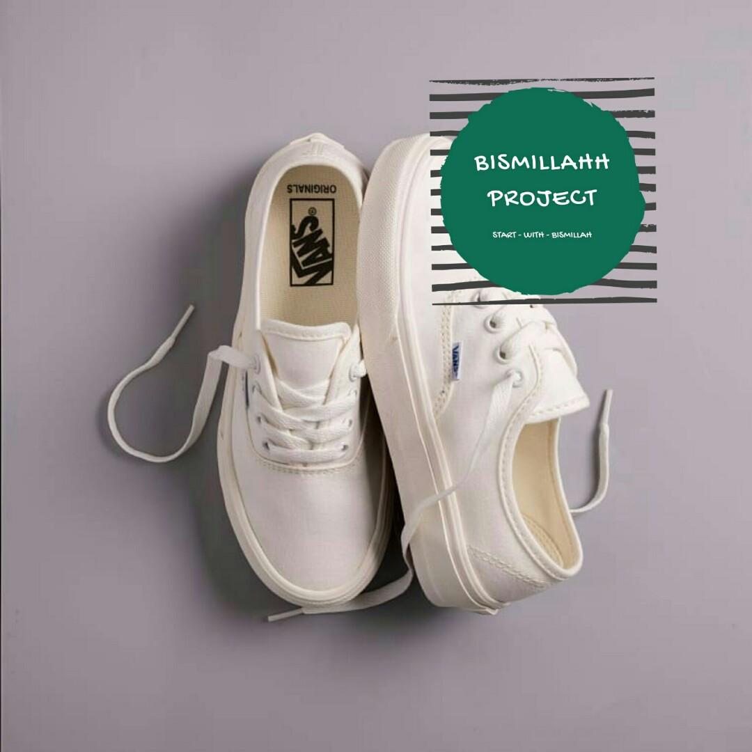 Vans shop authentic ivory
