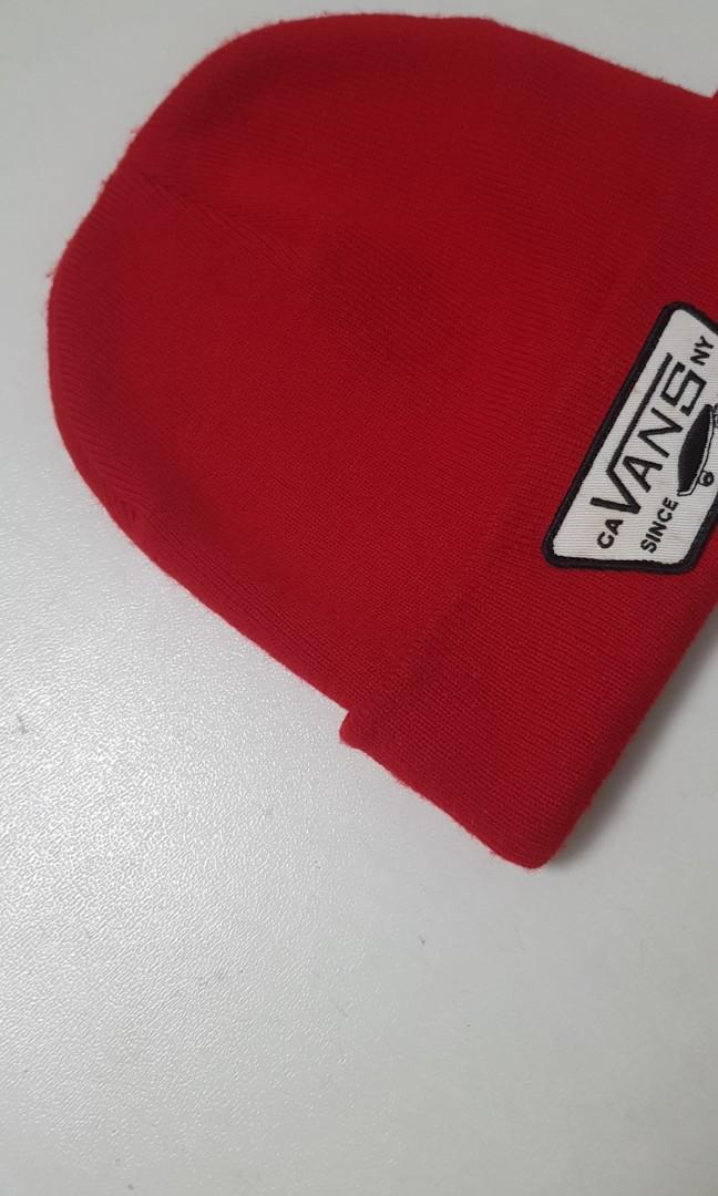 red vans beanie