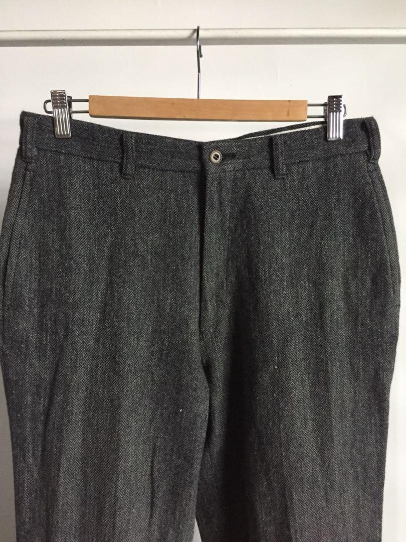 Pantalon Red Valentino En Laine Chevron (herringbone) - Taille EUR 42 - Neuf Avec étiquettes