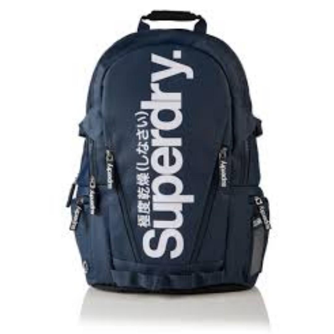 Waterproof Superdry Bag Blue less than 3 months with receipt