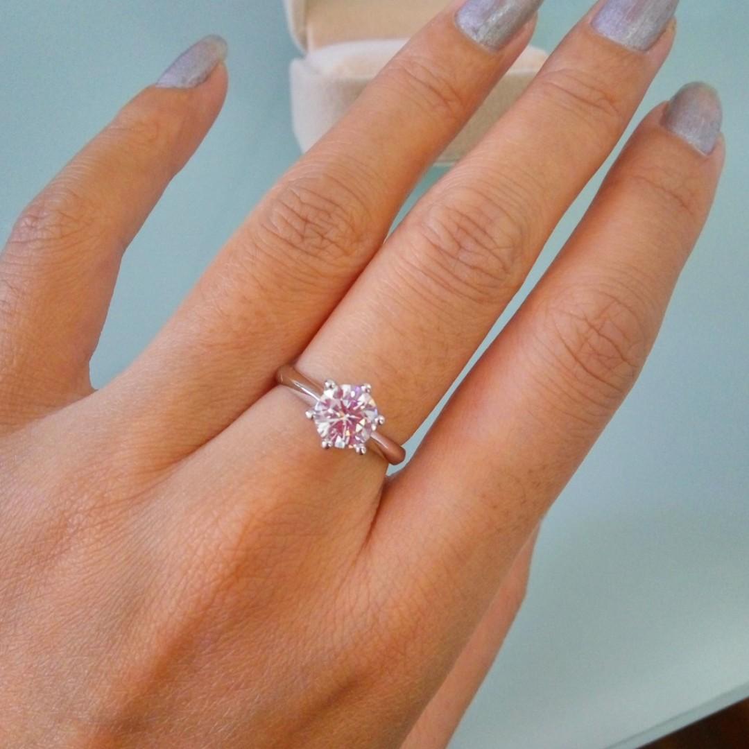 Cz in clearance white gold