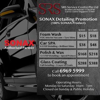 Car Grooming / Detailing Promotion