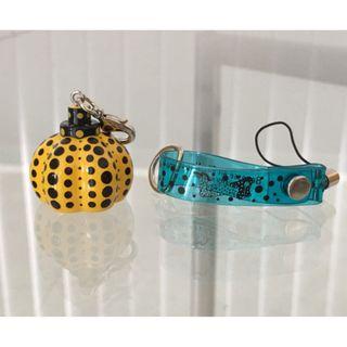 yayoi kusama 草間彌生 南瓜電話繩 pumpkin mobile phone strap not bearbrick 小禮物